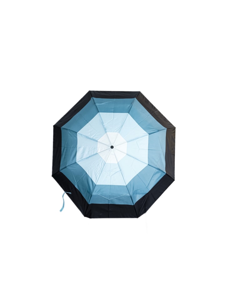 COFI 1453 Regenschirm mit Schutzhülle - Teleskop Taschenschirm ø100 cm Grün in Blau günstig kaufen 100 cm