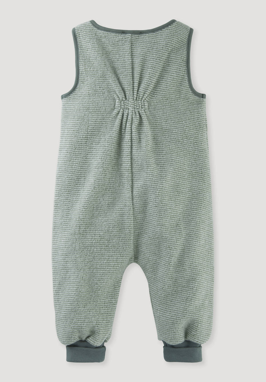 Fleece-Strampler aus reiner Bio-Baumwolle