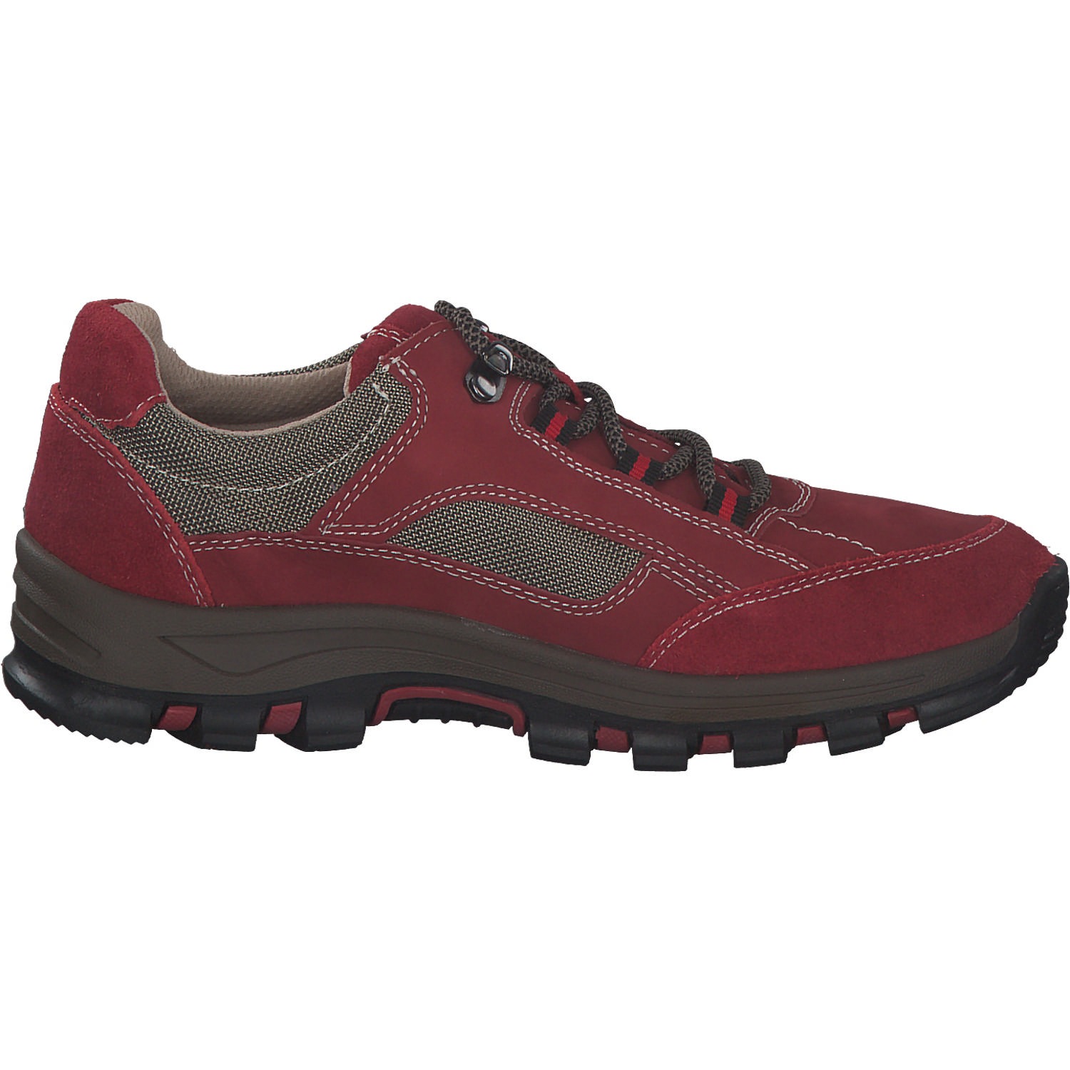 Jana Shoes 23736, Sneakers Low, Damen, red