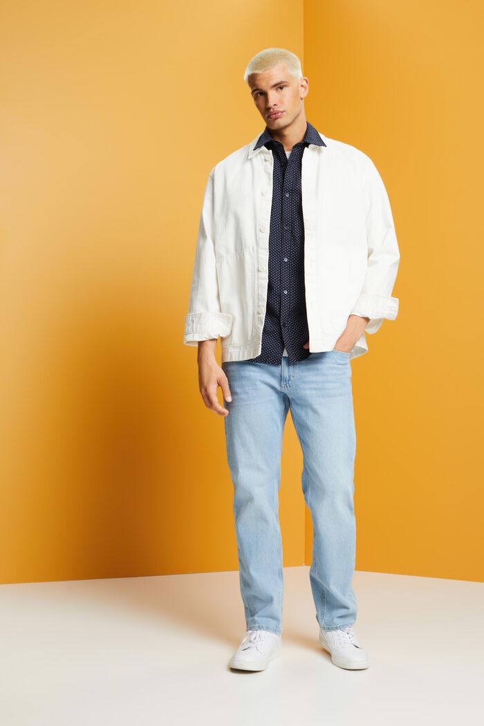 Button-Down-Hemd mit Print