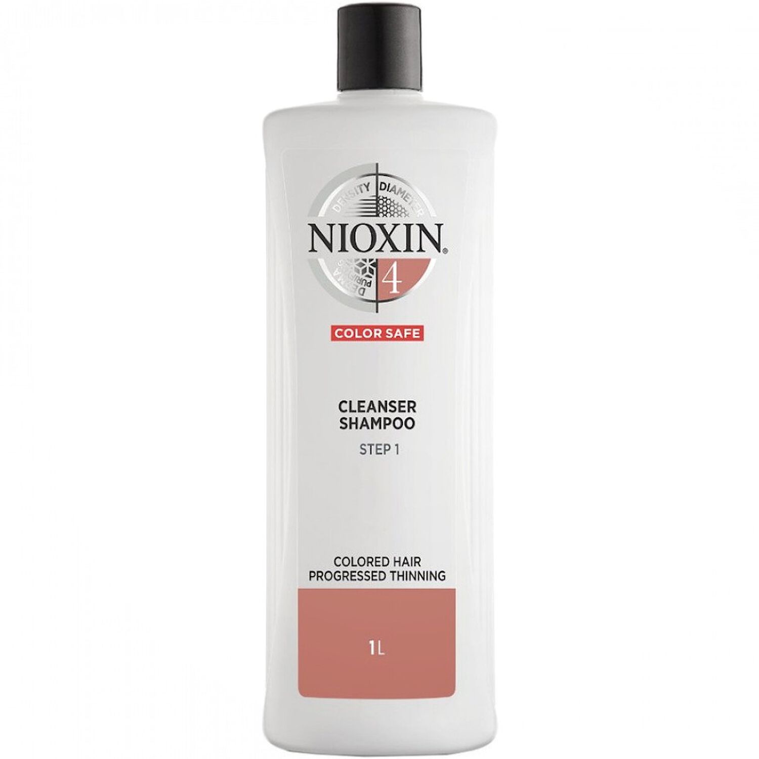 Nioxin System 4 Shampooing Cheveux Colorés & Visiblement Clairsemés 1000 ml