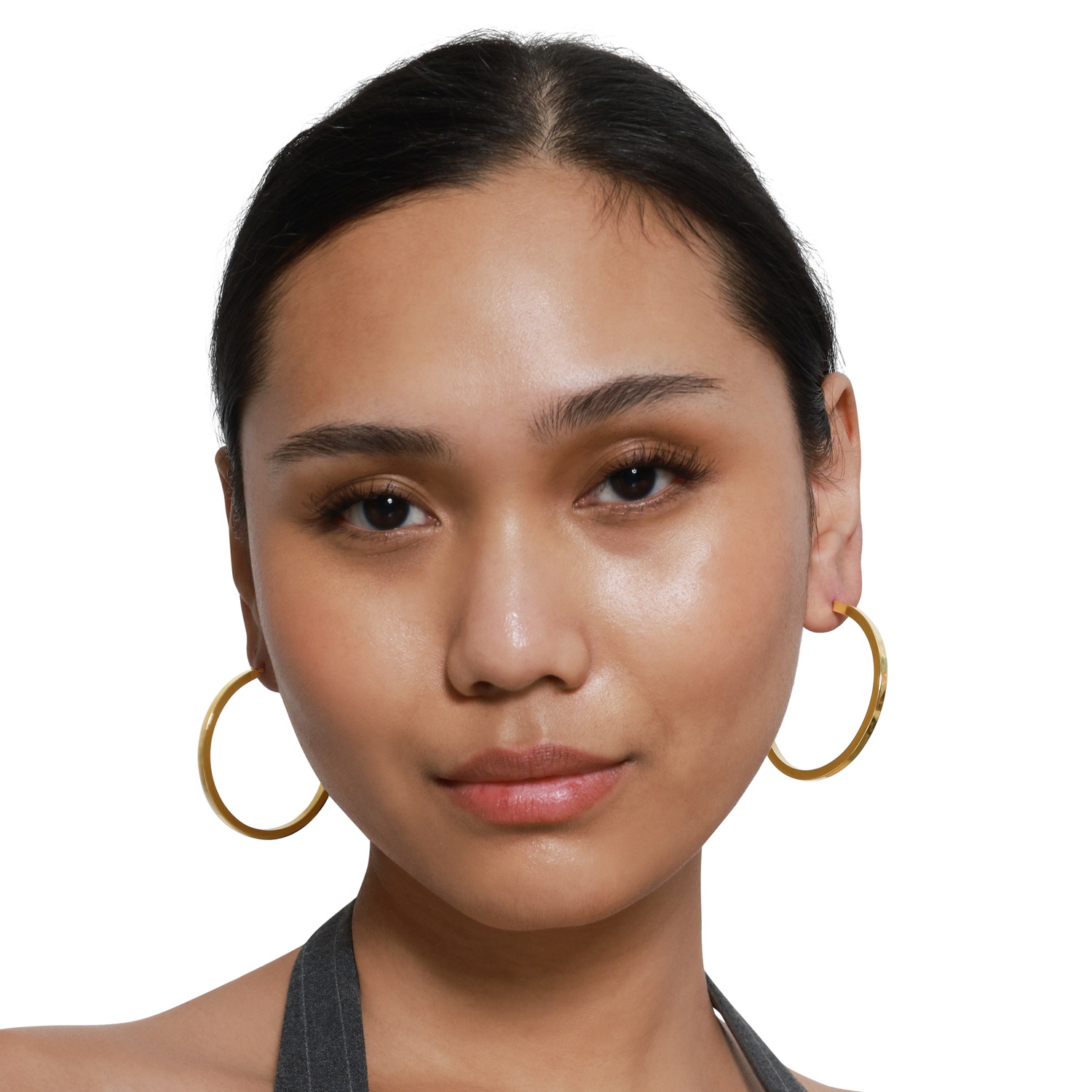 Boucles d'oreilles dorées Heideman Galba