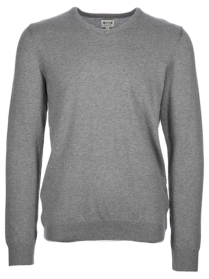 Mustang Pullover in Grau günstig kaufen L