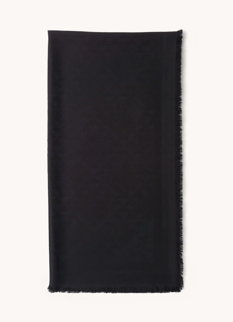 Prada  Sjaal in zijdeblend met jacquard dessin 140 x 140 cm