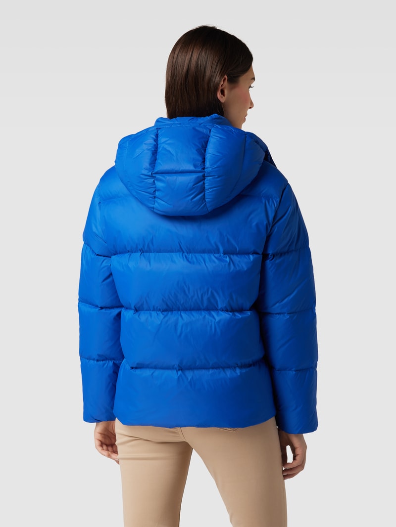 Steppjacke mit Stehkragen in royalblau