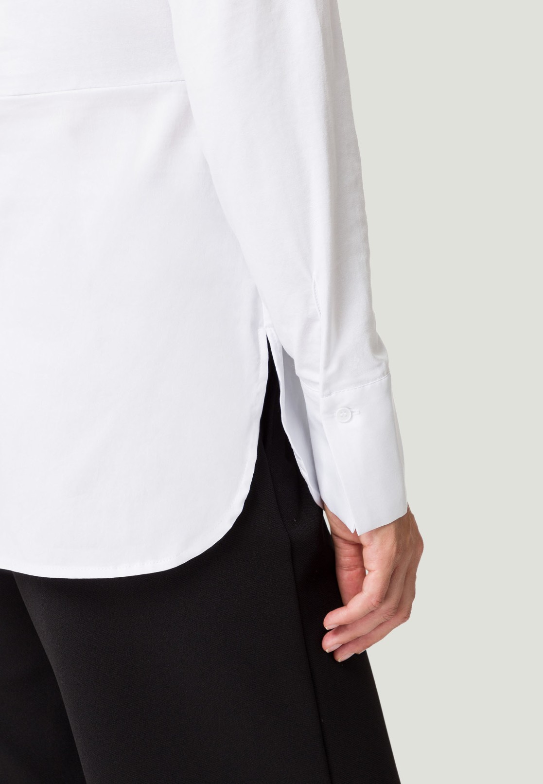 Shirt mit Bluseneinsatz
