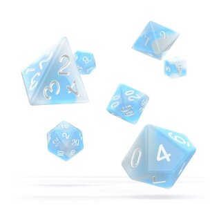 Oakie Doakie Dice Würfel RPG-Set Glow in the Dark - Arctic (7)