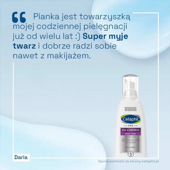 Cetaphil PRO riebalų kontrolės veido valymo putos
