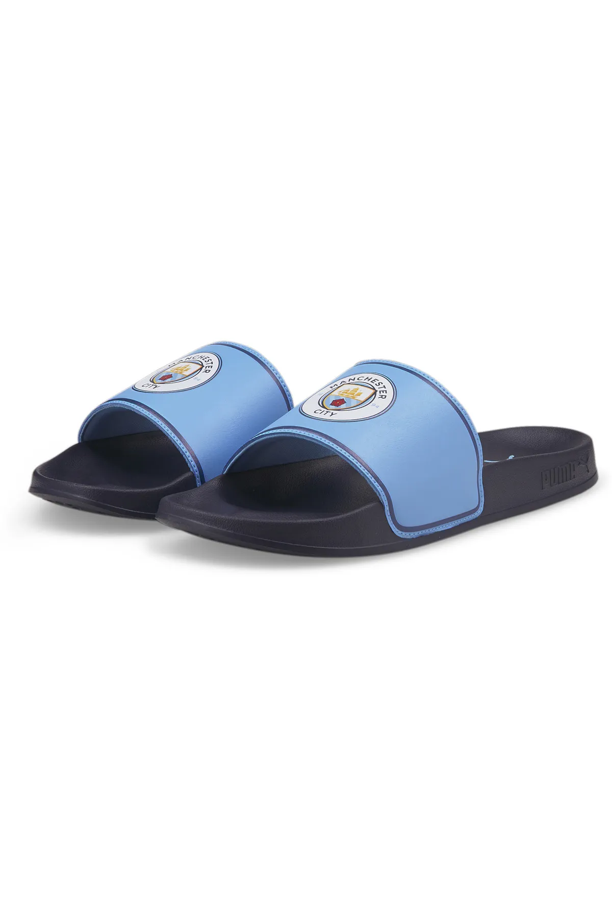 Puma  Pantolette - Blau - Flacher Absatz