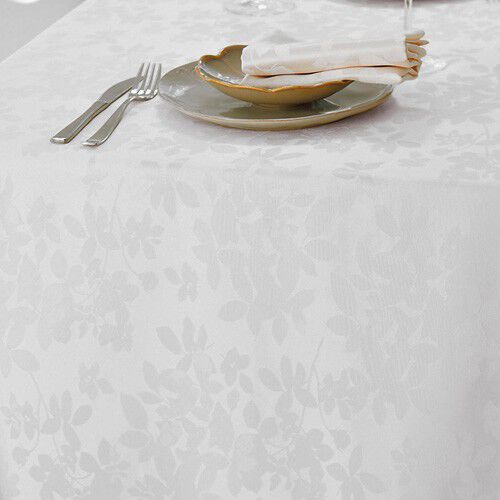 Nappe damassée feuillages Colombine