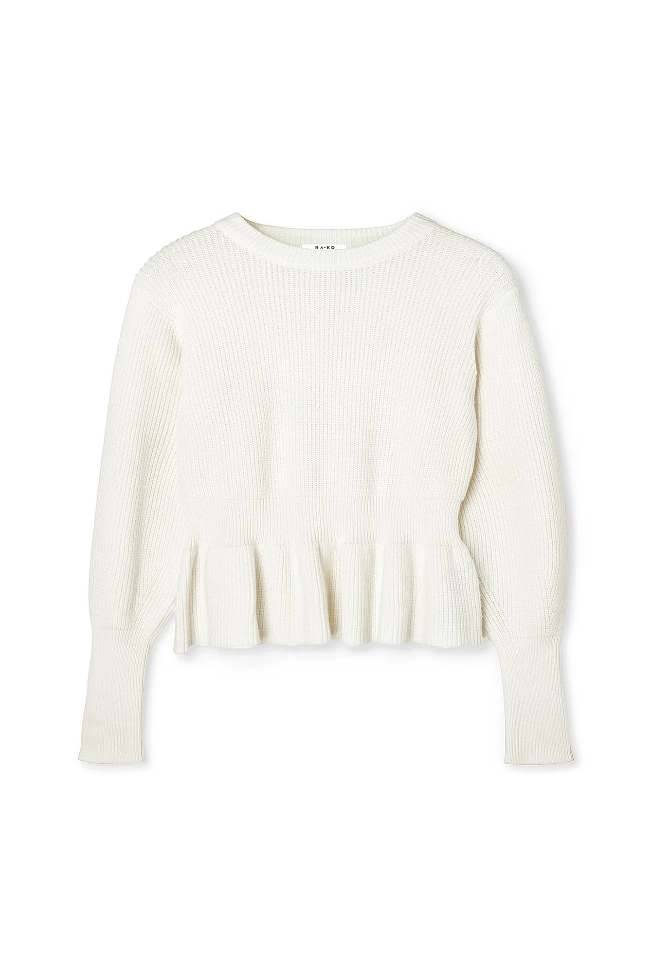 Strickpullover mit Schößchen