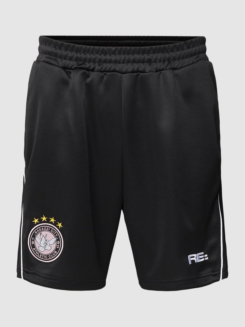 Shorts mit elastischem Bund - MATW x REVIEW Drop 10 in schwarz