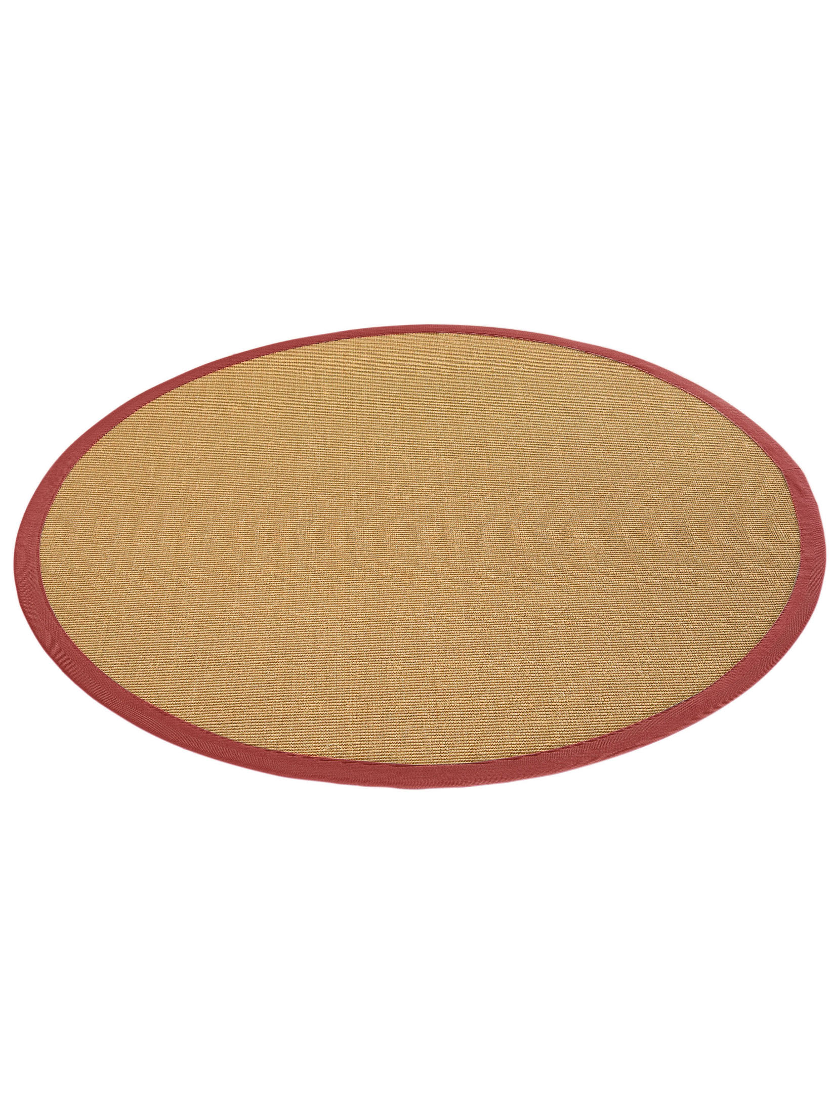 Aruba Nature Sisal-Teppich, Fuchsia