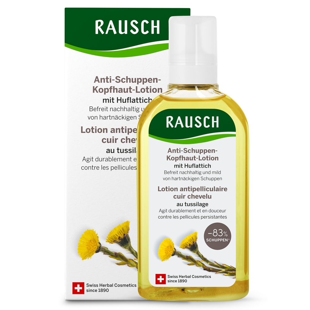 Rausch Anti-Schuppen-Kopfhaut-Lotion Huflattich 200 ml