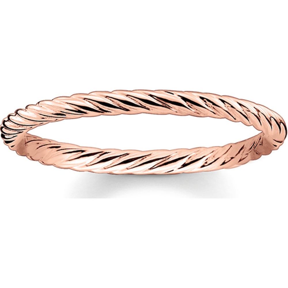 Thomas Sabo Bague pour femme 925 Argent or rose Bague