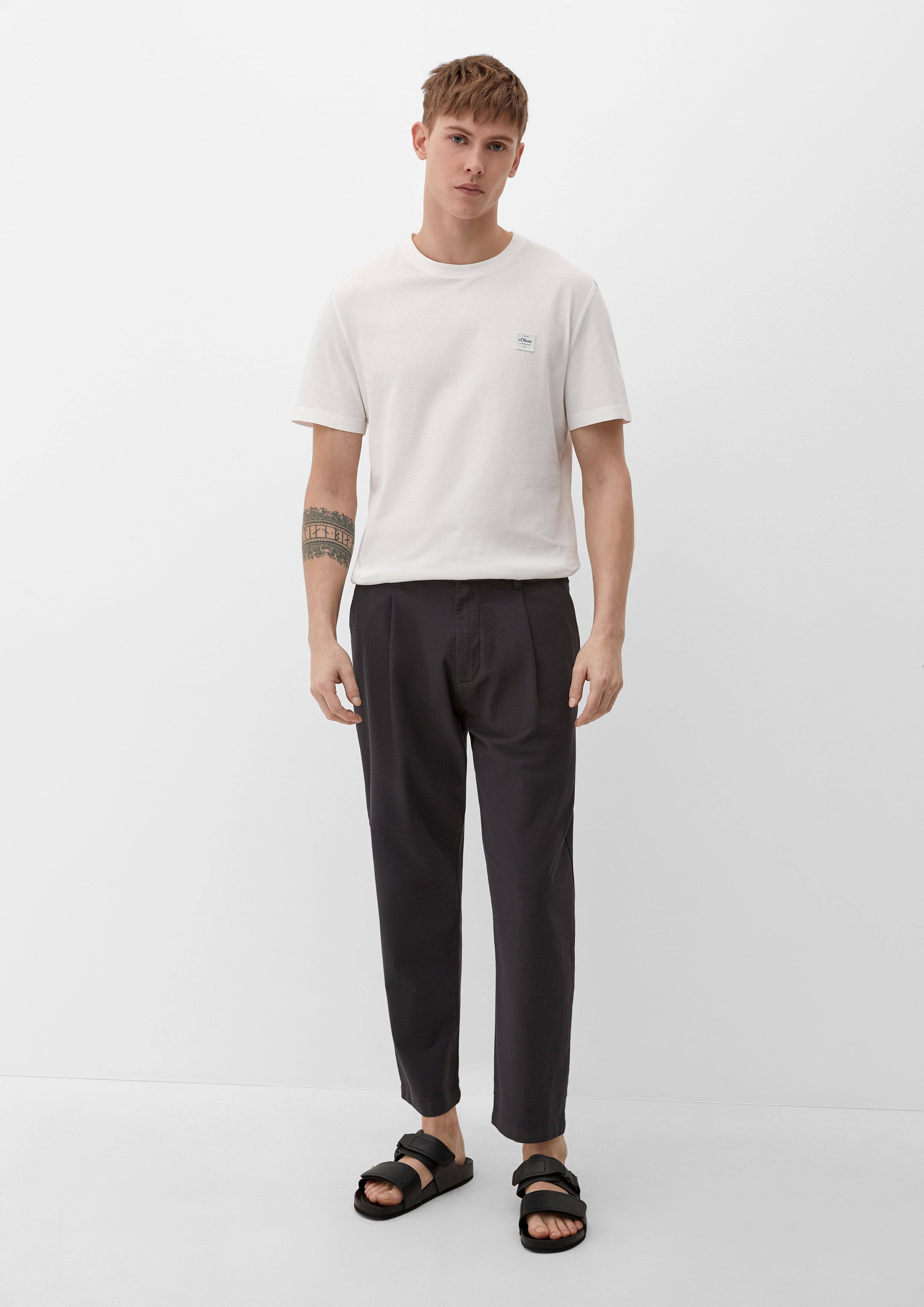 Relaxed: Stoffhose mit geradem Bein  2128965-98K4