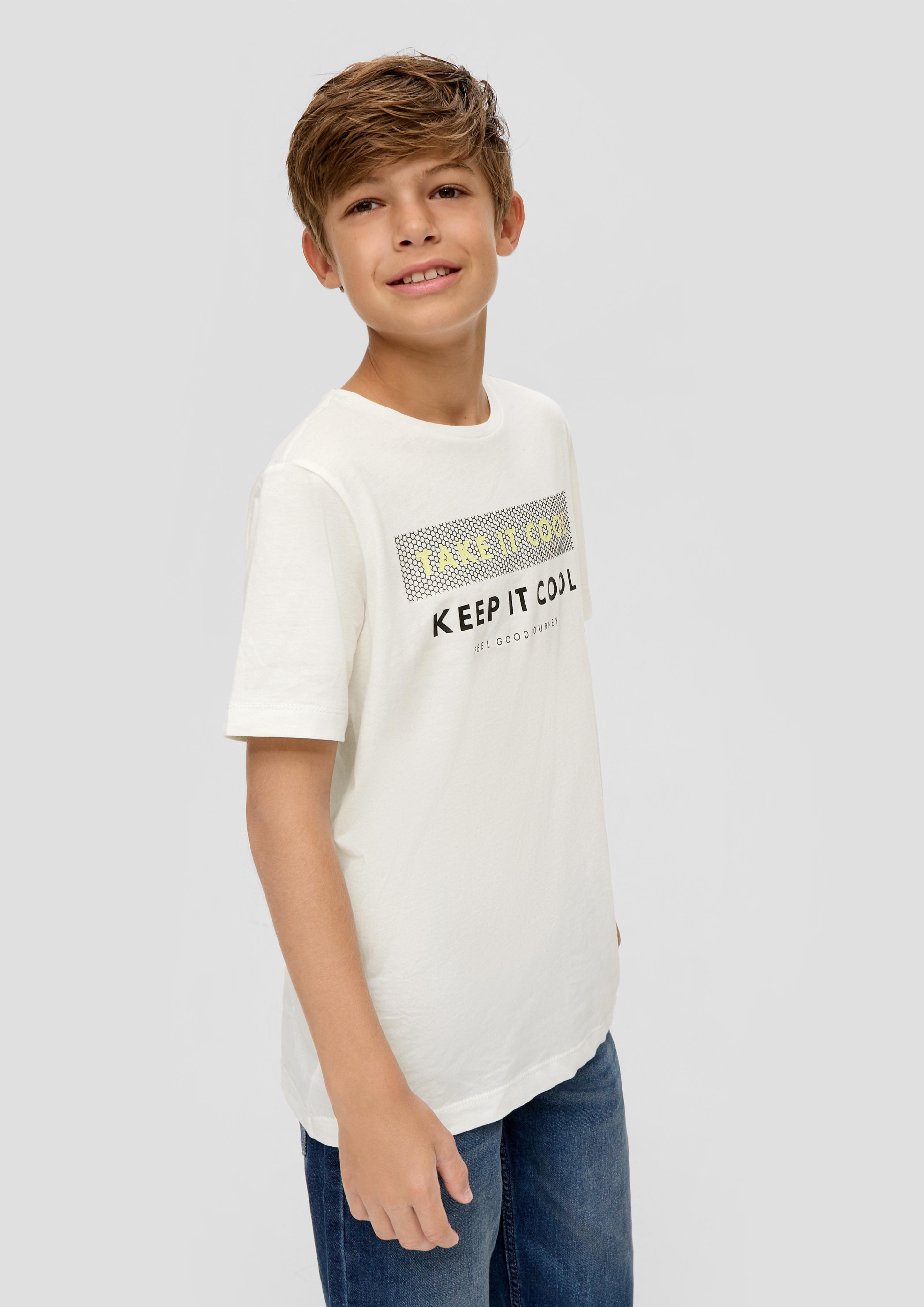 T-Shirt mit Schriftprint  2143077-0210