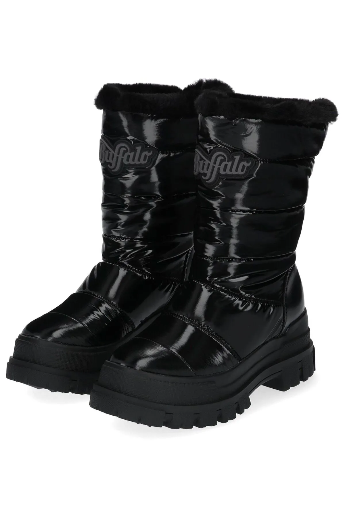 Buffalo  Stiefel - Schwarz - Blockabsatz