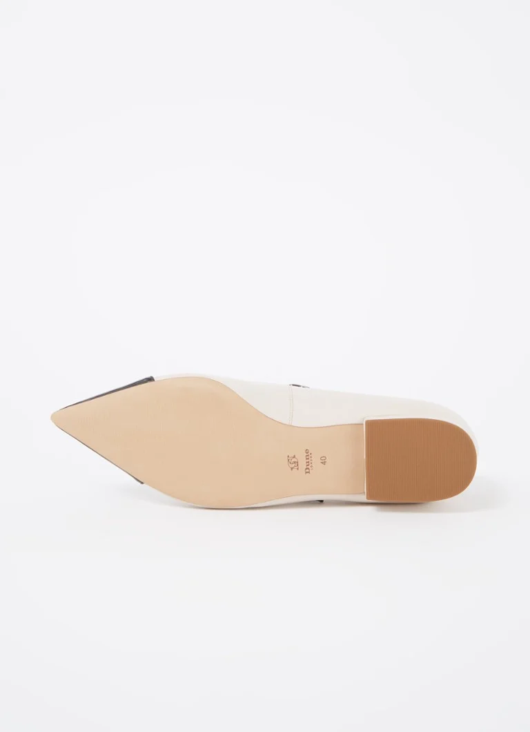 Dune London Hastie ādas balerīna