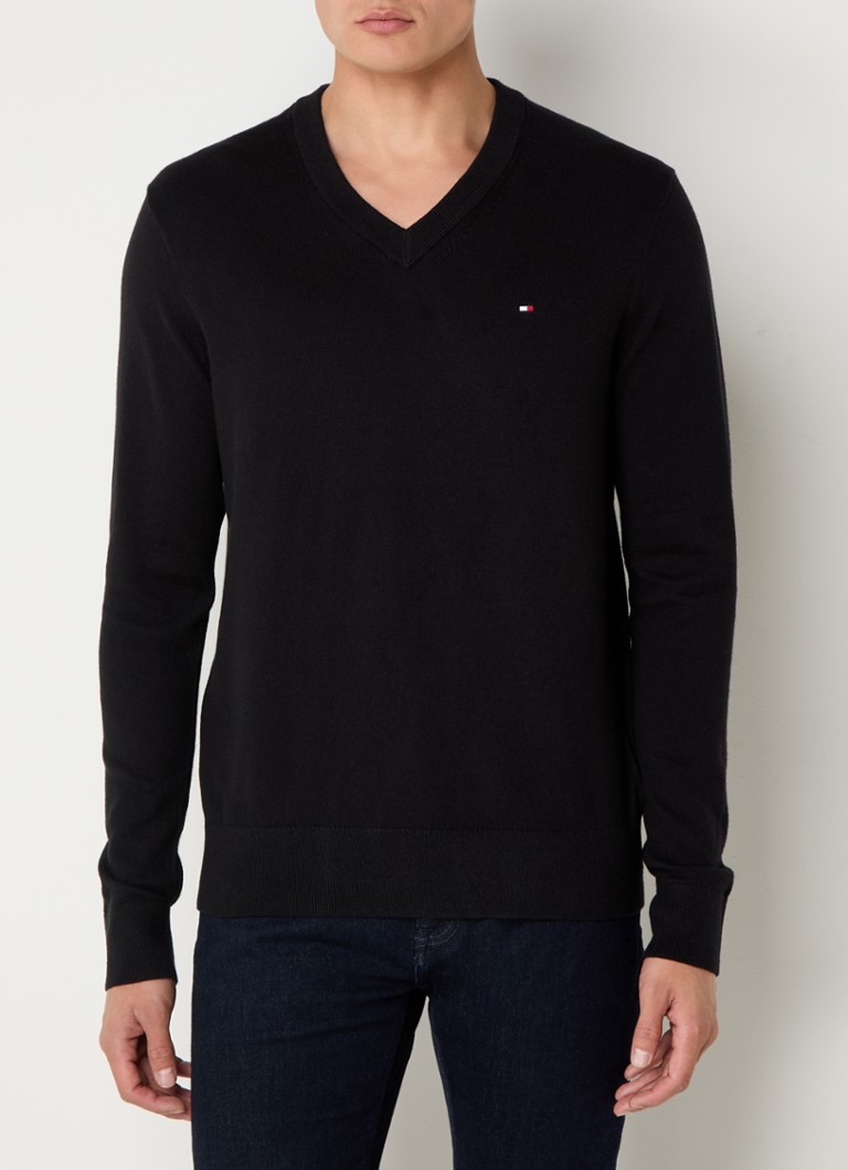 Tommy Hilfiger Fine-knit pullover with logo