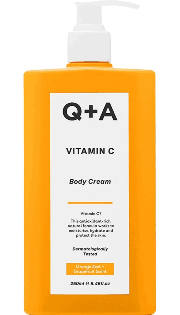 Q+A Vitamin C - antioksidacinis kūno losjonas su vitaminu C 250 ml