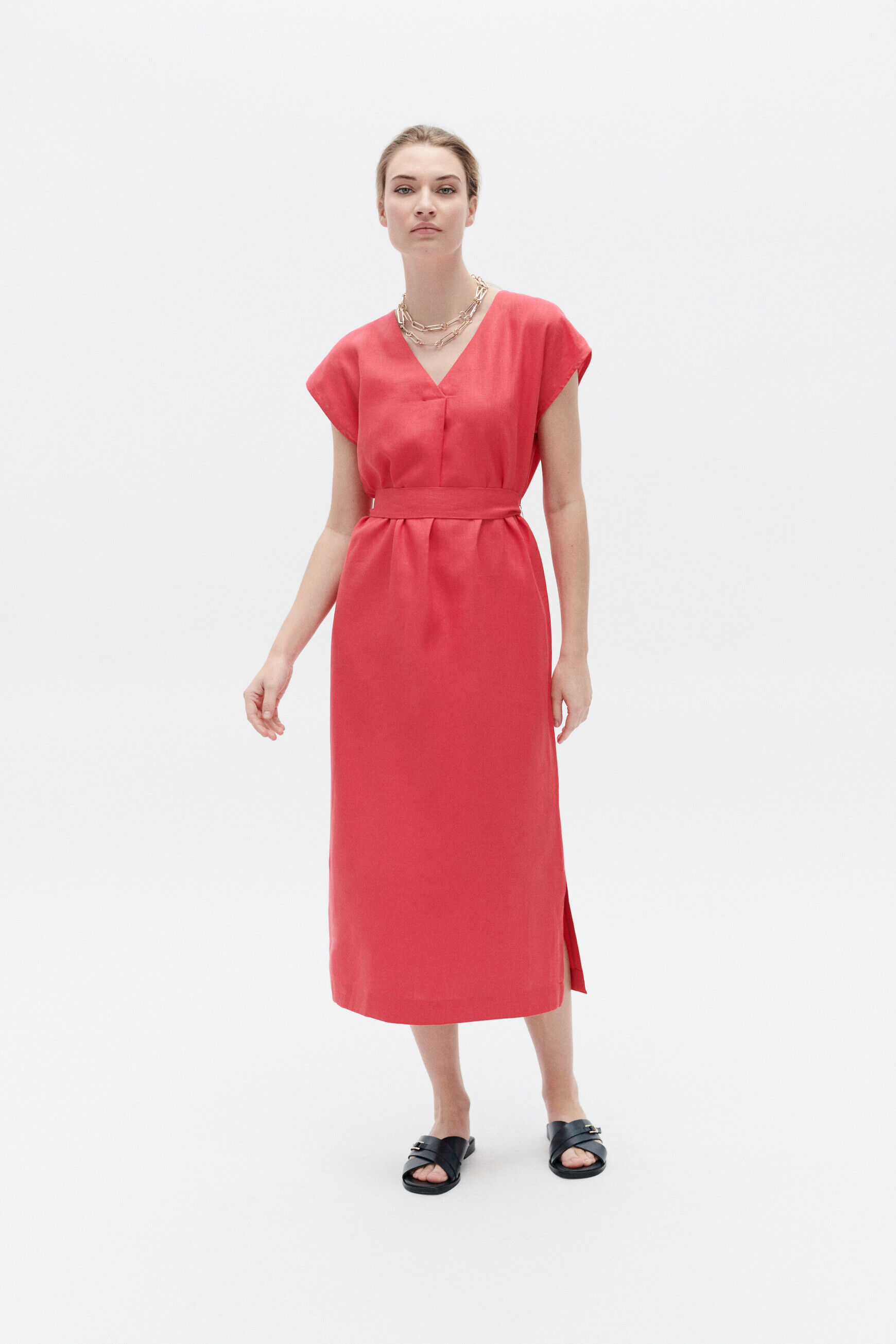 Robe rfaustine rose femme