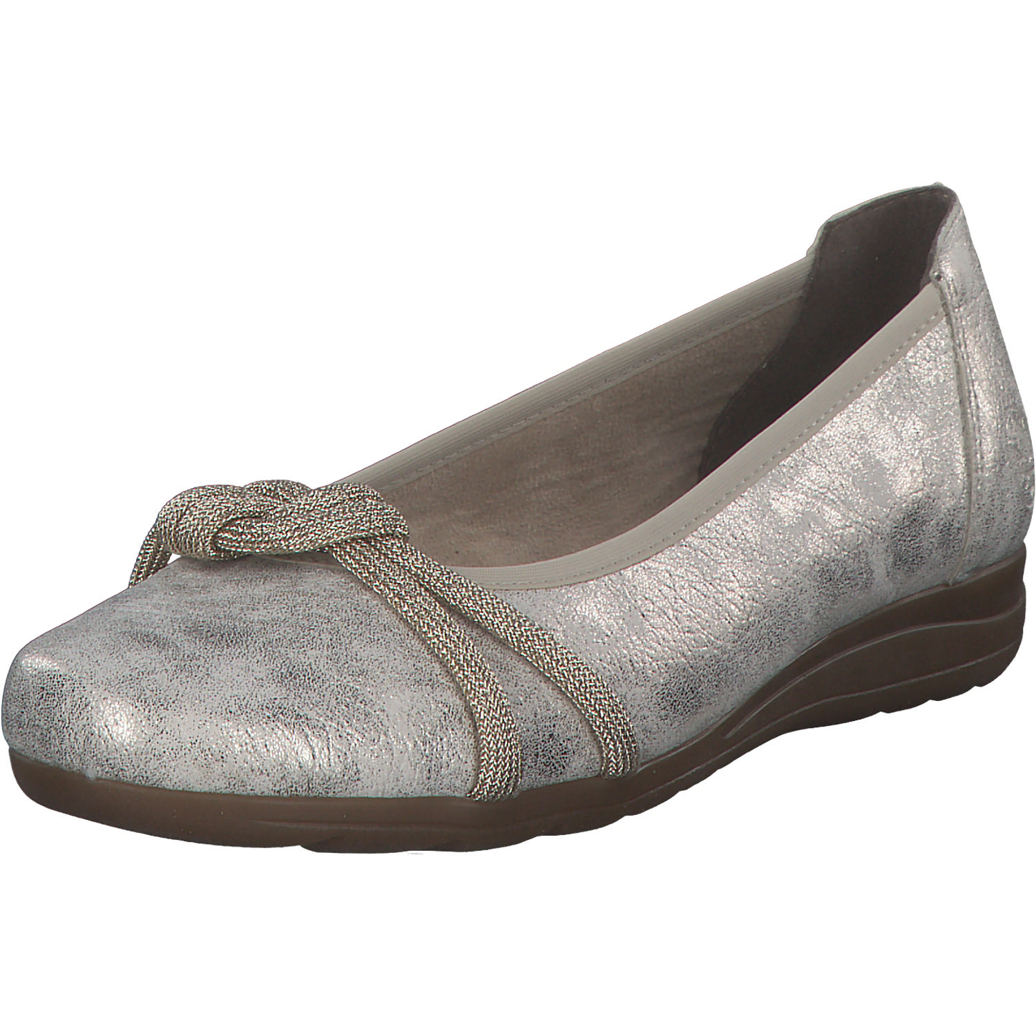 Rieker L9368, Ballerinas, Damen, beige-gold