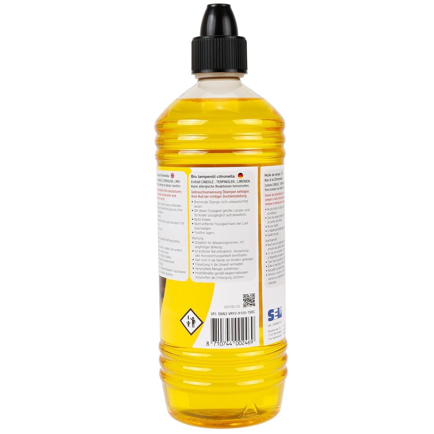 HEKERS Lampenöl Citronella Bio Lampenöl in 1-3-6-12 Liter, 1 l
