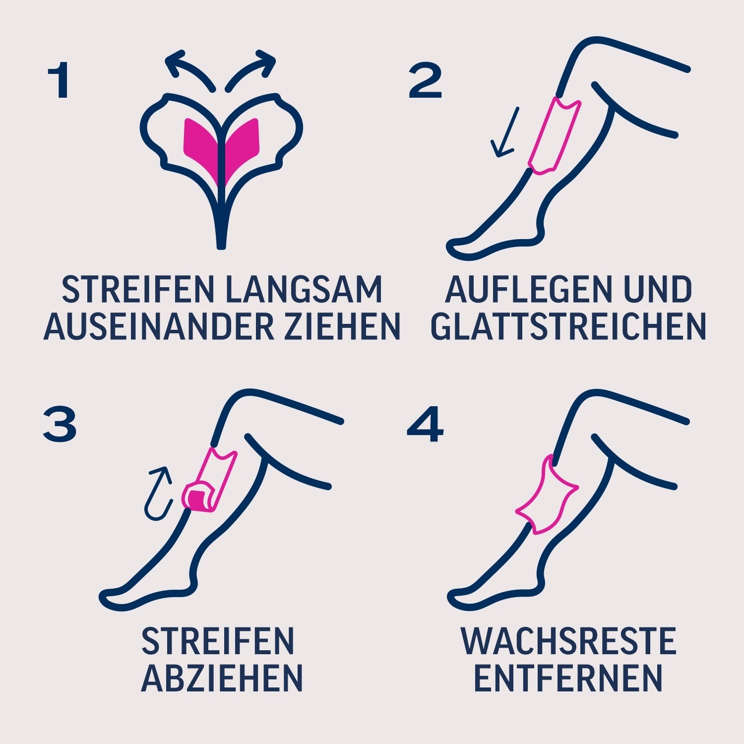Easy-Gel Kaltwachsstreifen Sensible Haut
