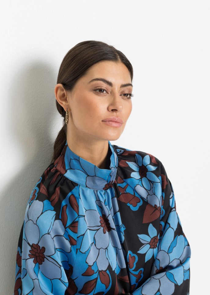 Bluse mit Ballonärmeln