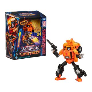 Transformers Generations Legacy United Leader Class Actionfigur G1 Triple Changer Sandstorm 19 cm