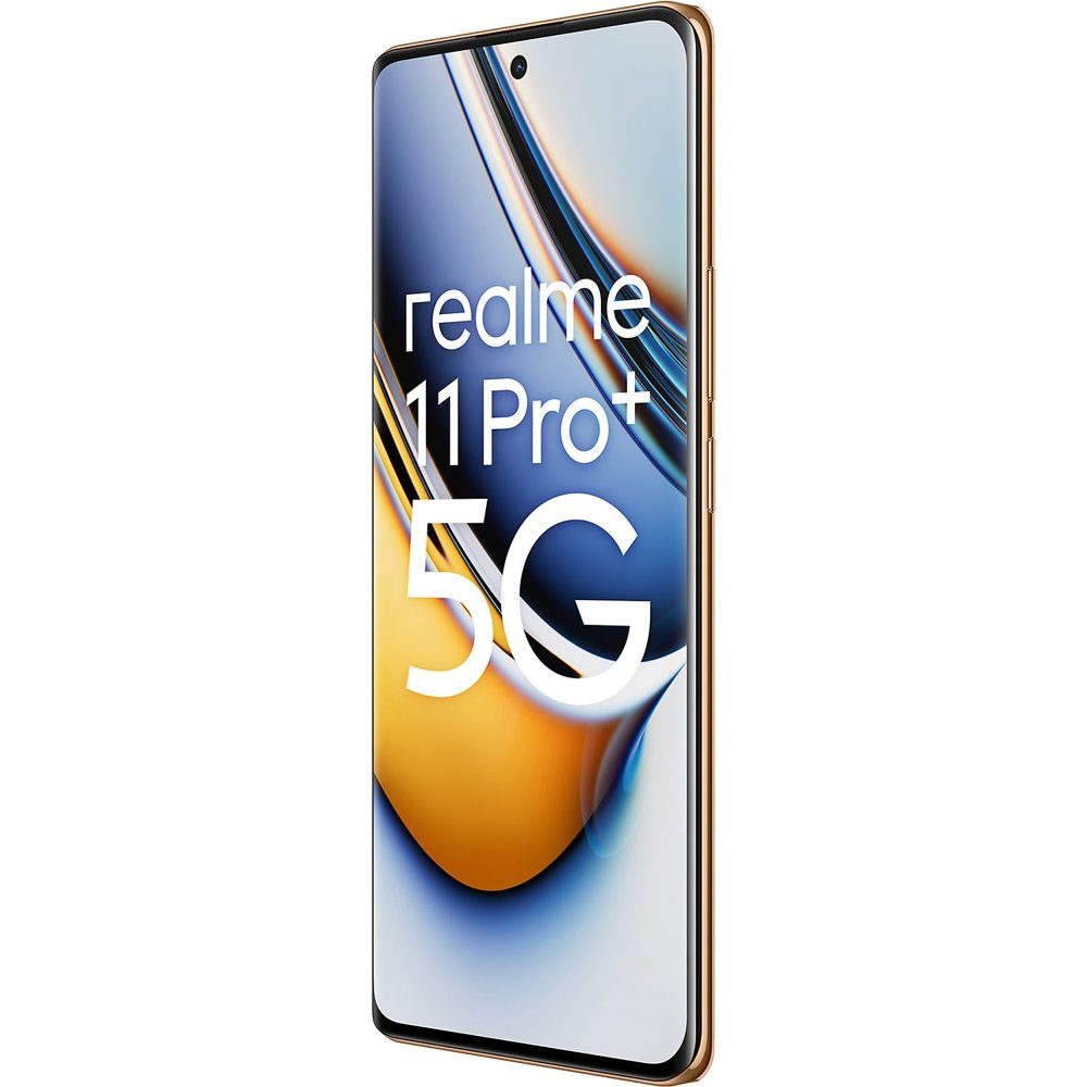 Realme 11 Pro+ 5G 512 GB / 12 GB - Smartphone - sunrise beige Smartphone (6,7 Zoll, 512 GB Speicherplatz)