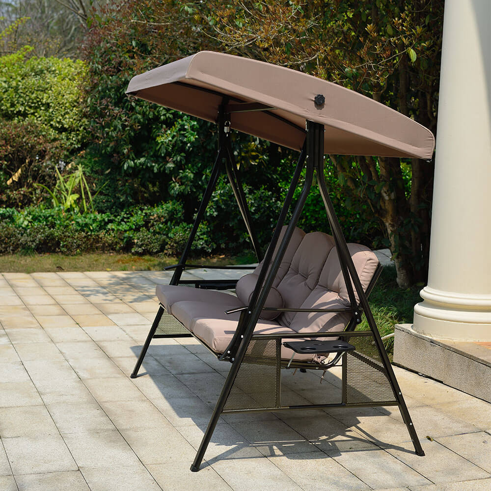 Home Deluxe Hollywoodschaukel DESCANSO Beige