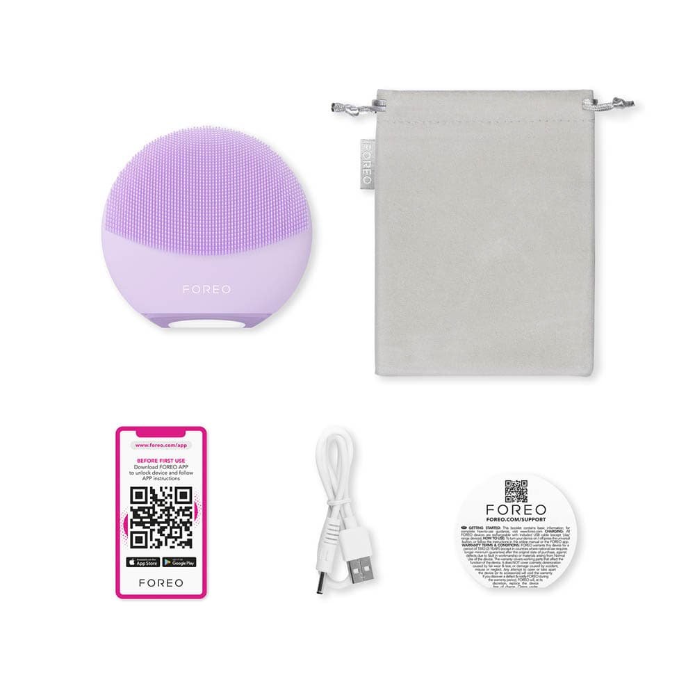 Foreo Luna 4 Mini - Doppelseitiges Gesichtsreinigungs- und Massagegerät