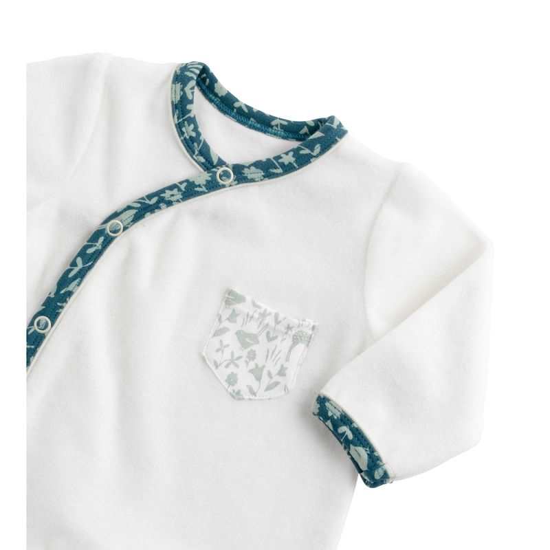 Pyjama croisé velours Promenons-nous