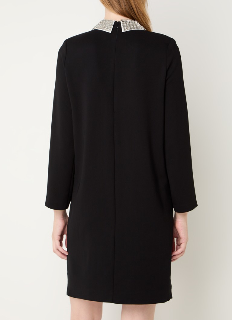 Gerard Darel  Sylvine mini jurk met paspelzakken en strass