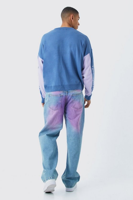 Kastiger Moto-Strickpullover