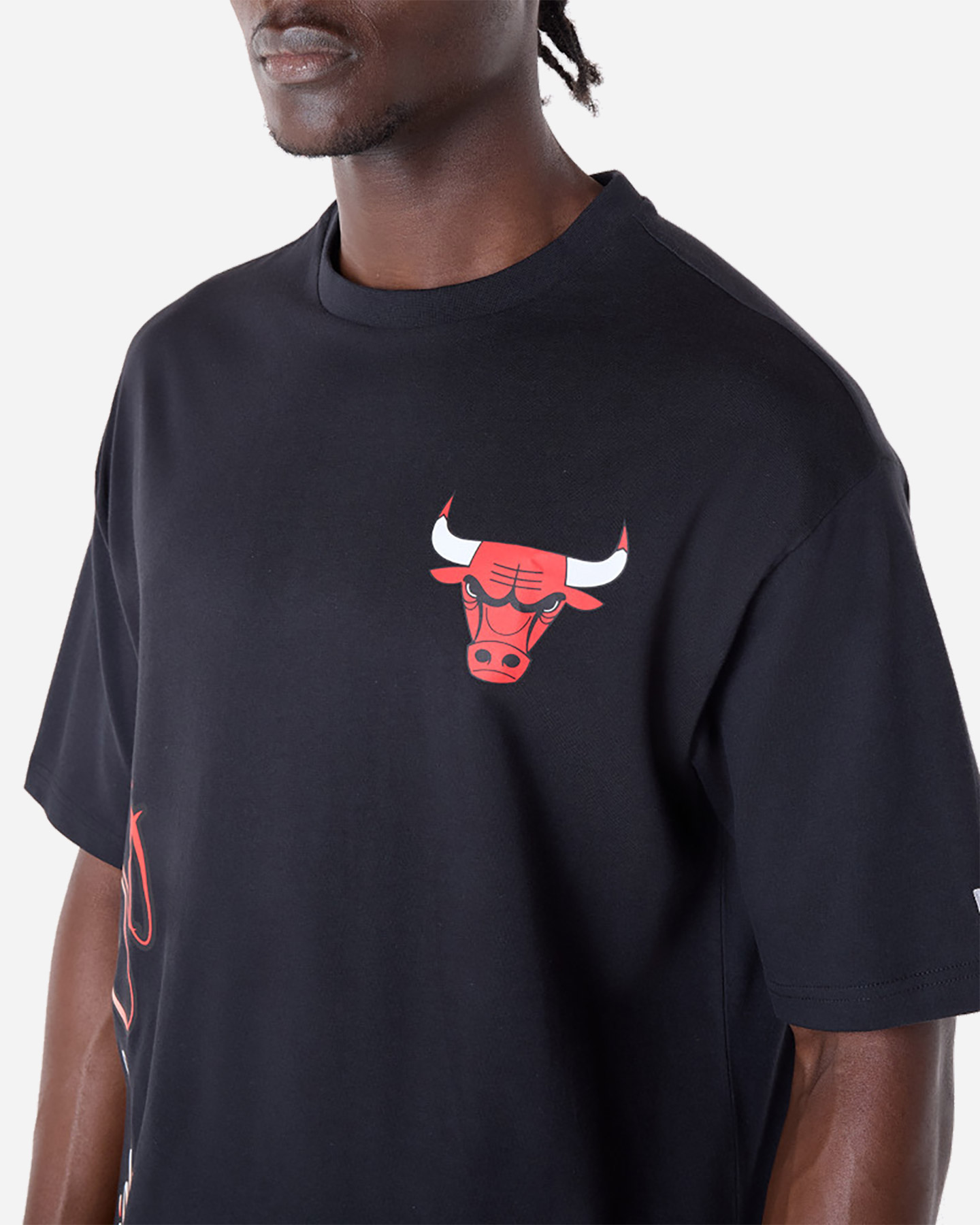 Abbigliamento Basket New Era Font Graphic Bulls M 60596429