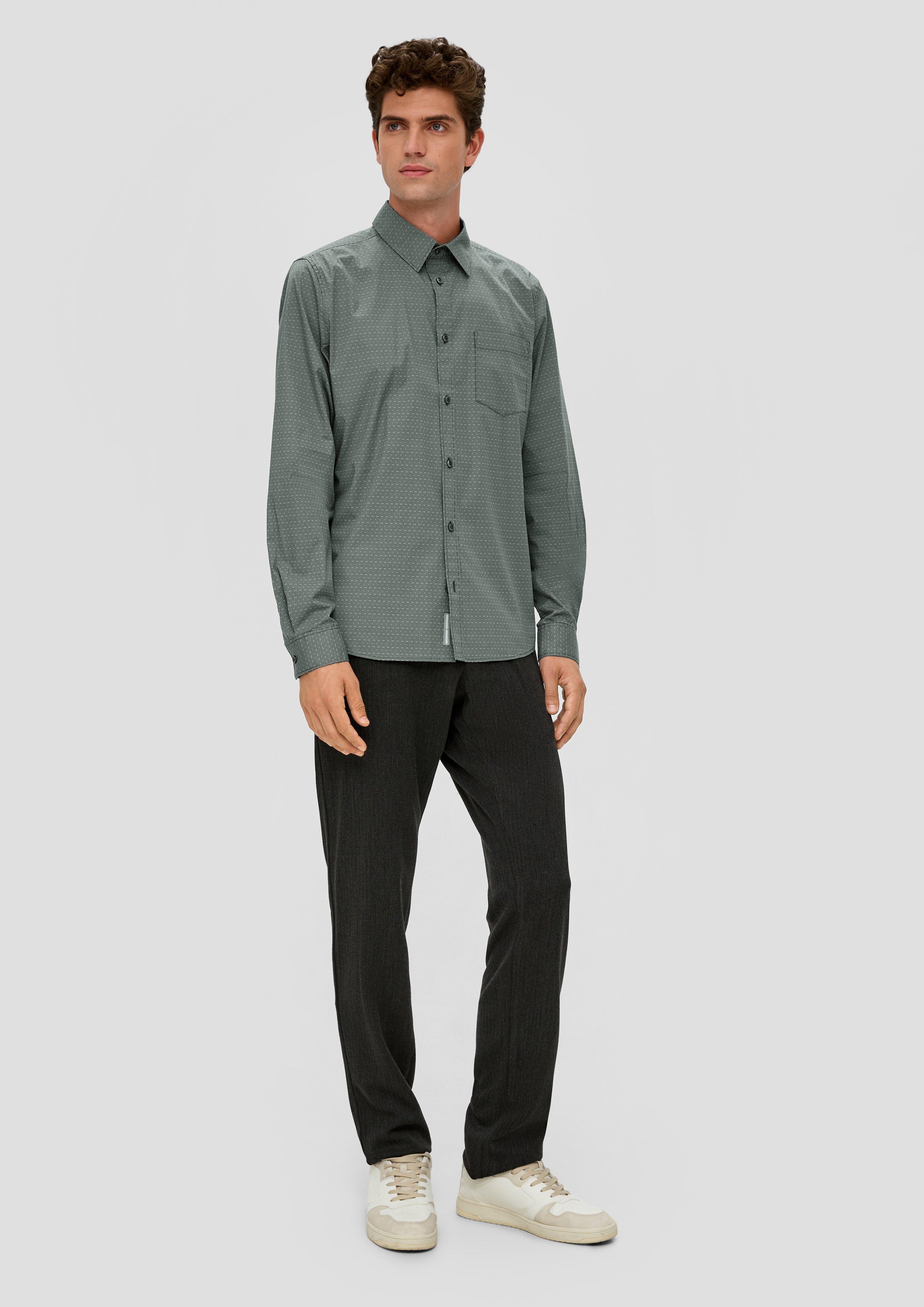 Slim: Hemd aus Baumwollstretch  2133508-72A4