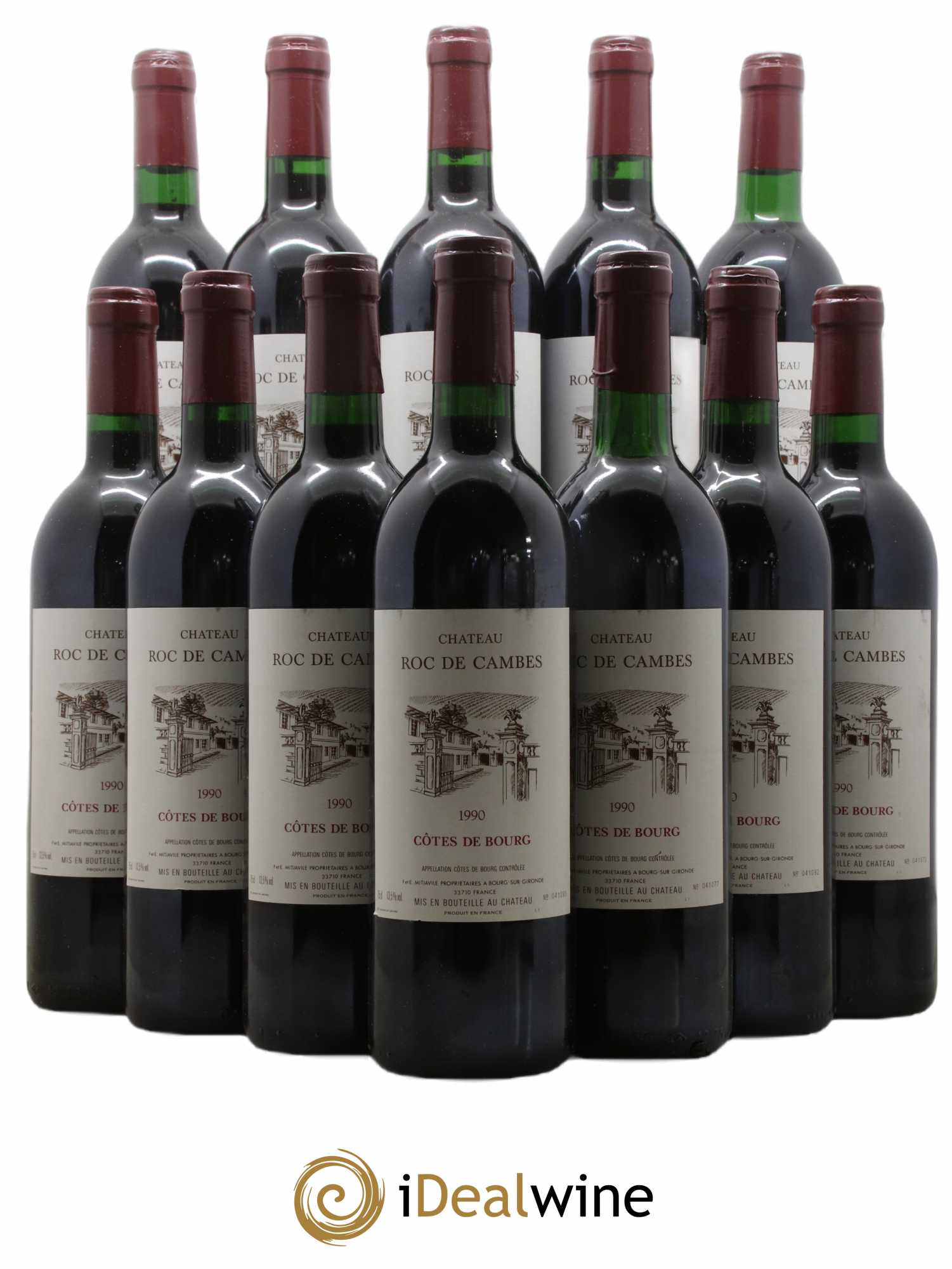 Roc de Cambes  1990 - Lot de 12 Bouteilles