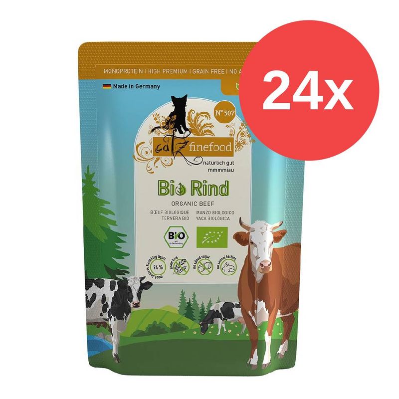 Sparpaket catz finefood Bio 24 x 85 g zu TOP-Preisen