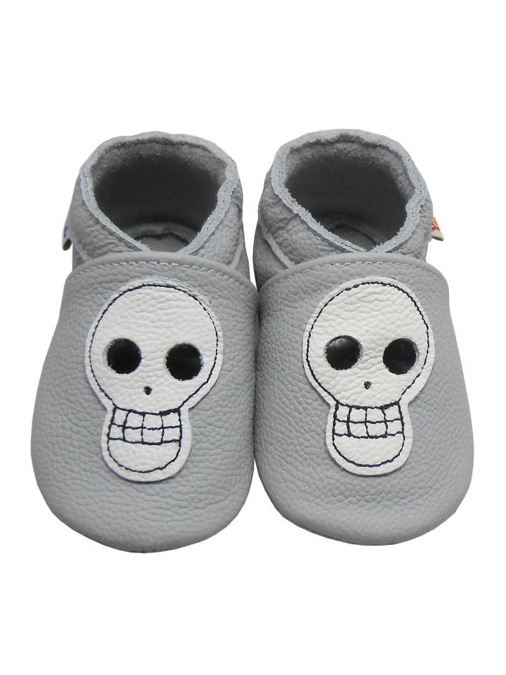 Yalion Leder-Krabbelschuhe 