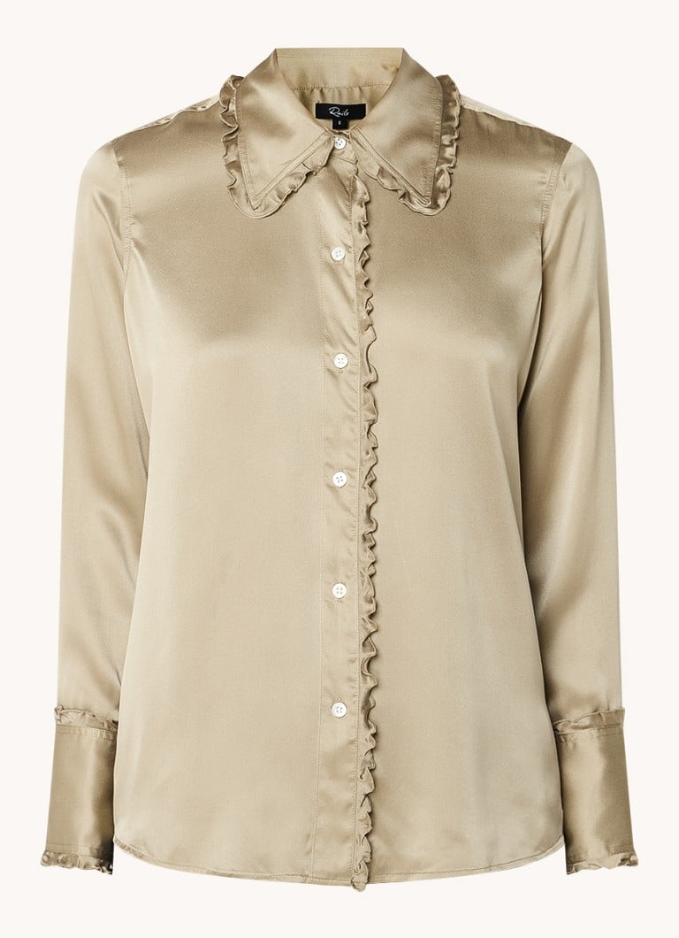 Blusa de seda Rails Fia com babados