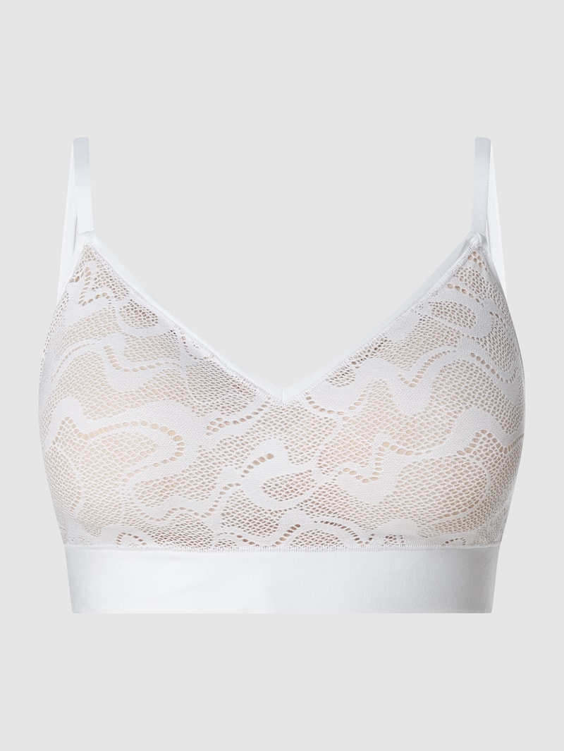 Bustier aus Spitze in weiß