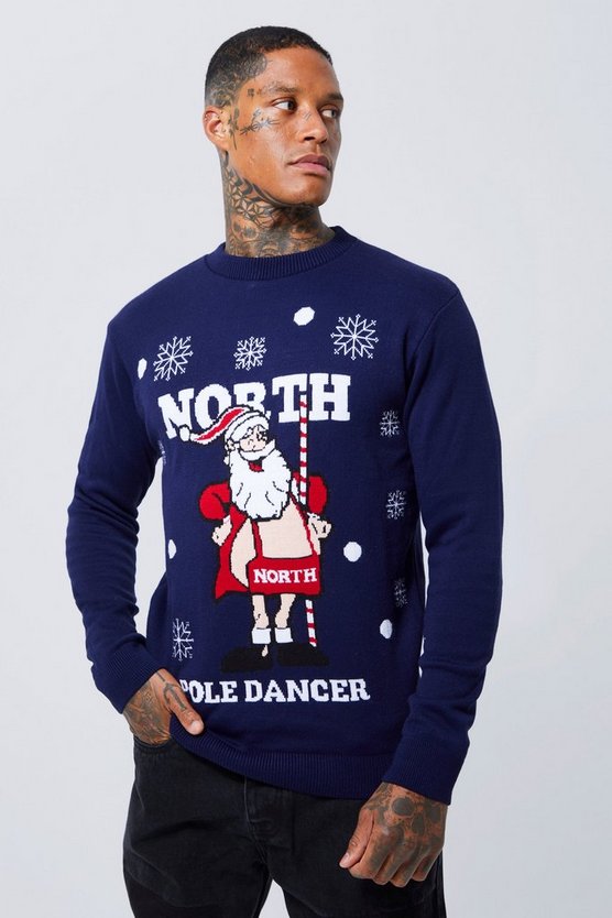 North Pole Dancer Weihnachtspullover