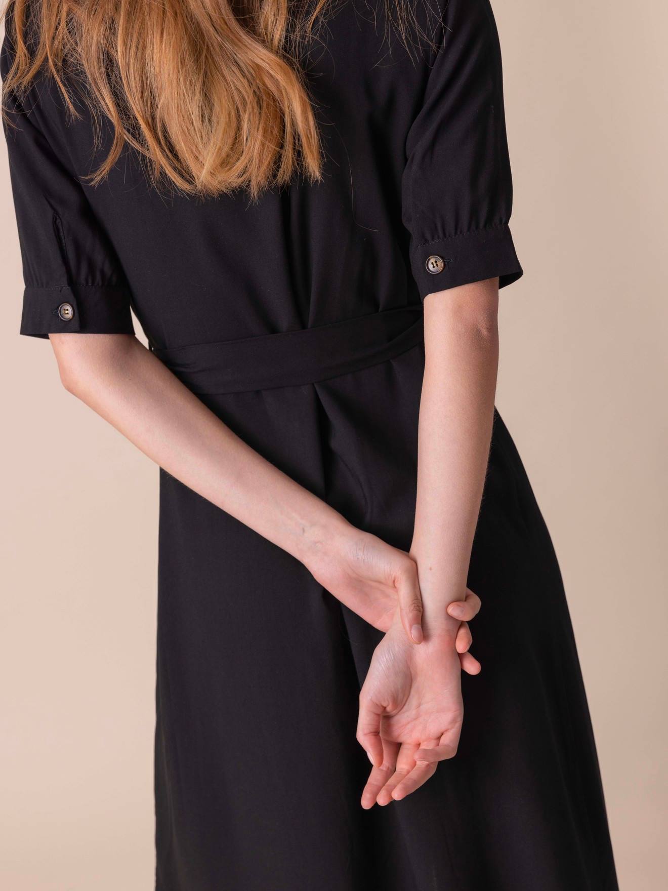Envie de Fraise Hemdblusenkleid für Schwangerschaft & Stillzeit CARLOTTA ENVIE DE FRAISE - schwarz