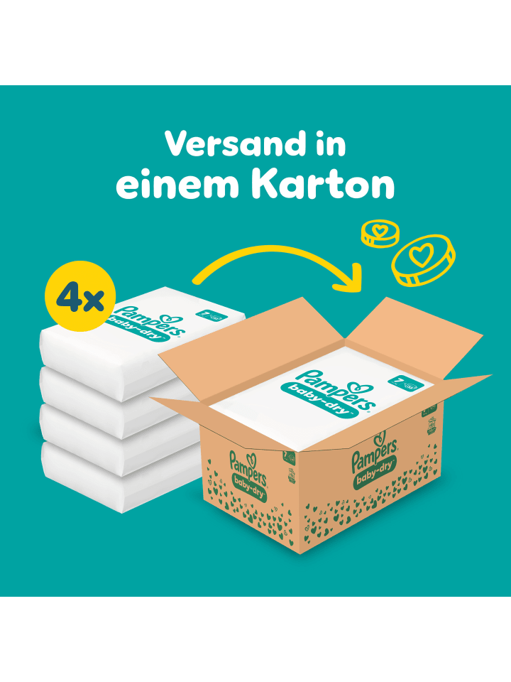 Pampers Pampers Baby-Dry Größe 7, 132 Windeln, 15kg  günstig kaufen 7