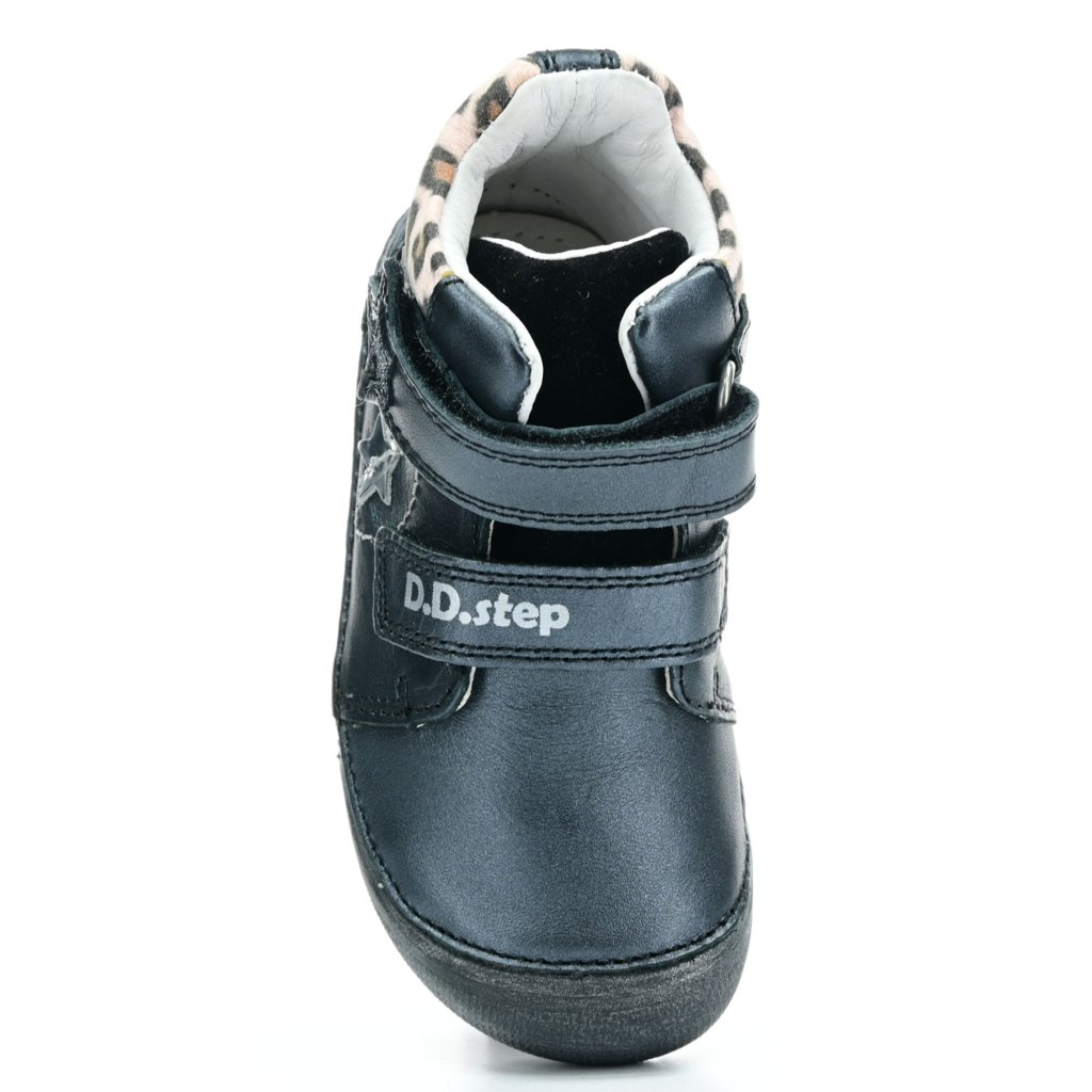 D.D.Step 318 Schwarze Barfuß-Stiefeletten (063)