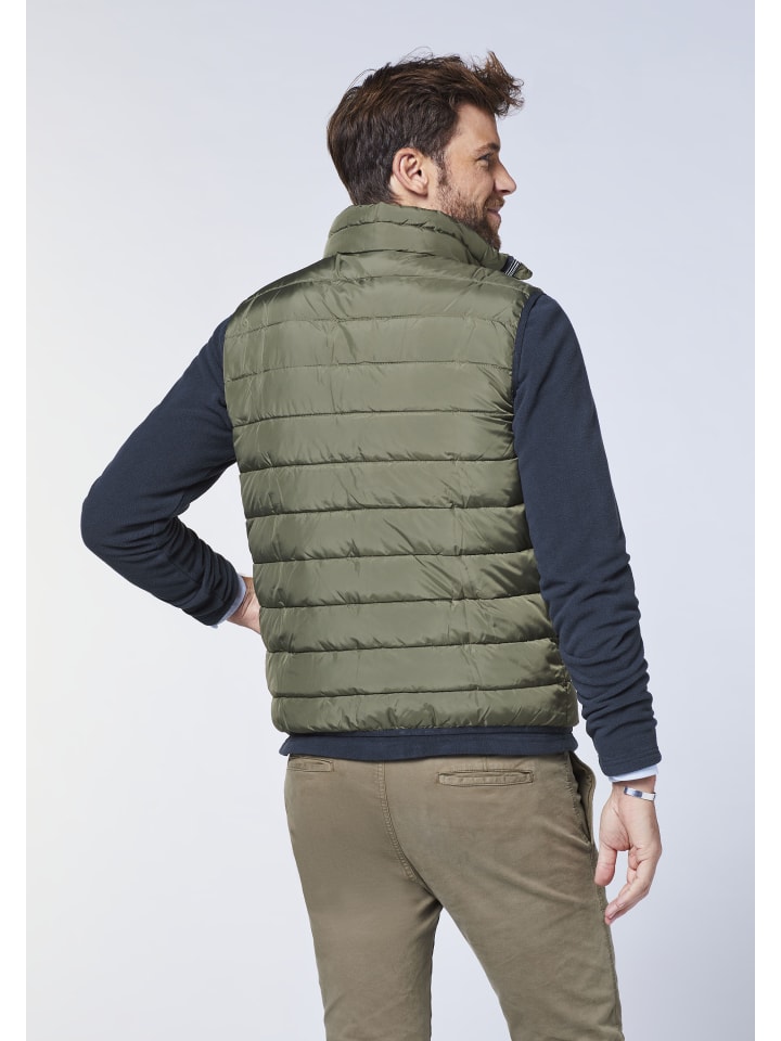 Polo Sylt Steppweste in Grün günstig kaufen