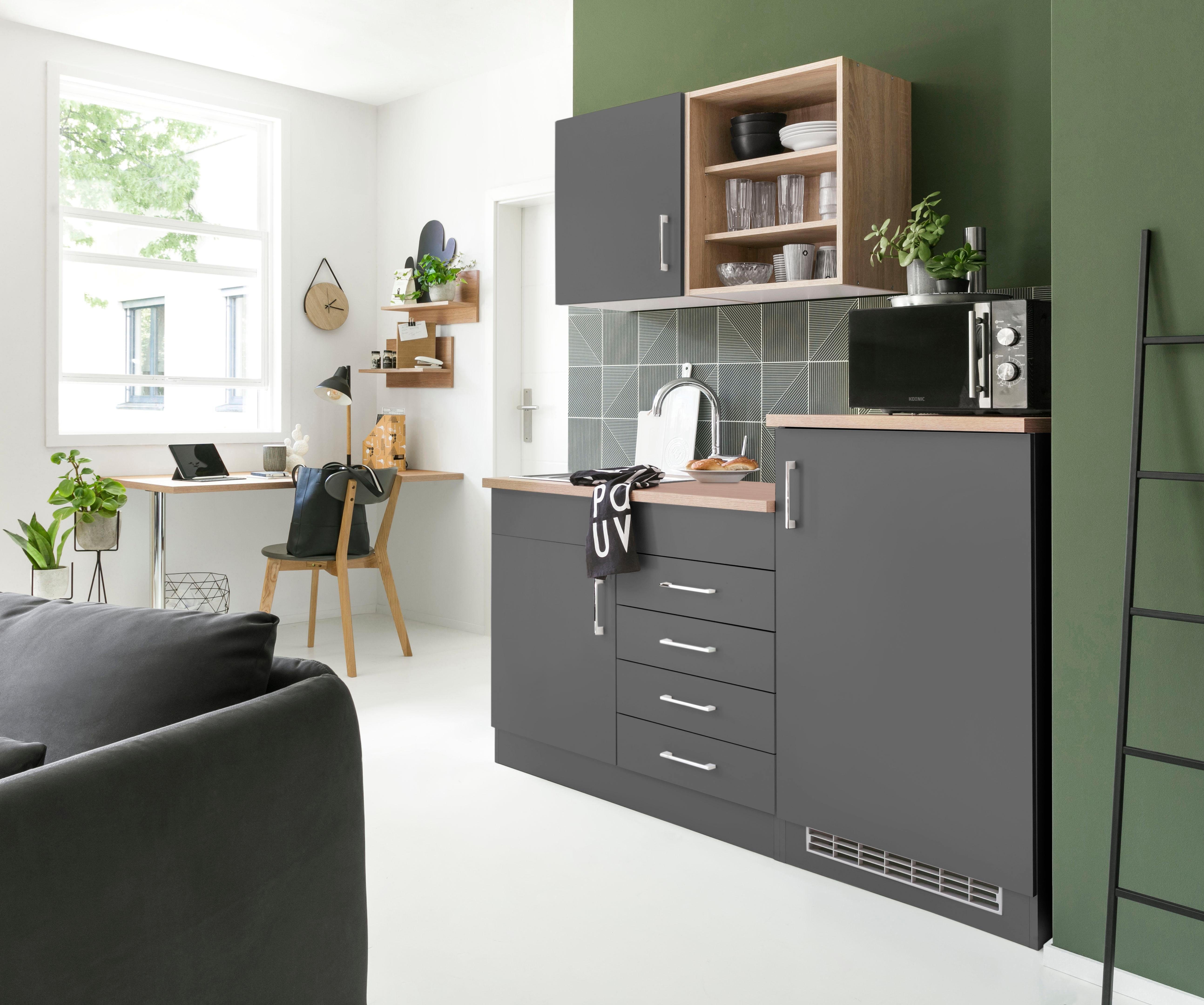 HELD MÖBEL Küche Mali, Breite 160 cm, mit E-Geräten
